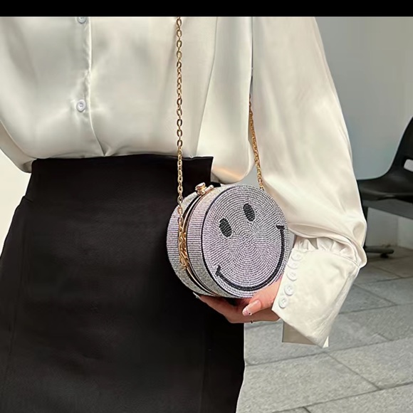 Smile Face Crossbody Bag - Picture 2 of 5